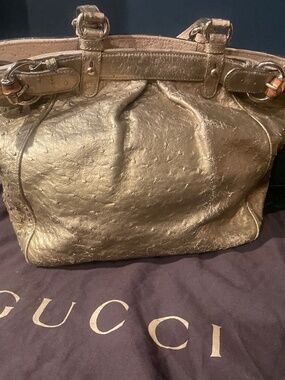 Gucci Ostrich Bag originally $6k